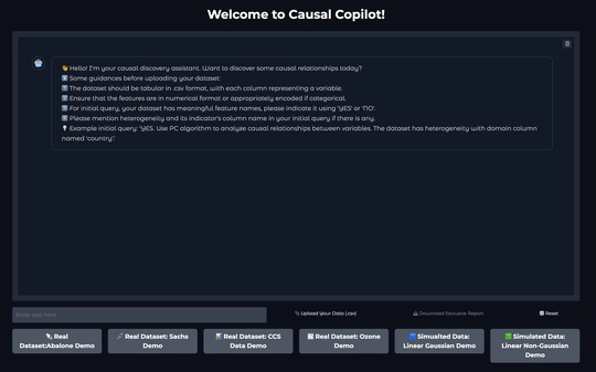 Causal-Copilot: An Autonomous Causal Analysis Agent